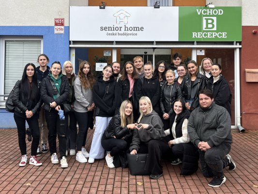 Návštěva Alzheimer centra v Českých Budějovicích